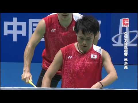 Li Junhui/Liu Yuchen vs Takeshi Kamura/Keigo Sonoda - 2017 Badminton Asia Championships MD SF [HD]