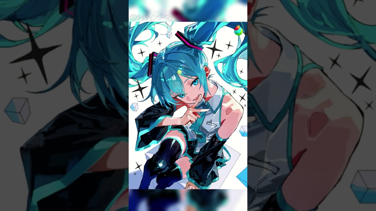 【30秒メイキング】ミクの日  タイムラプス #shorts