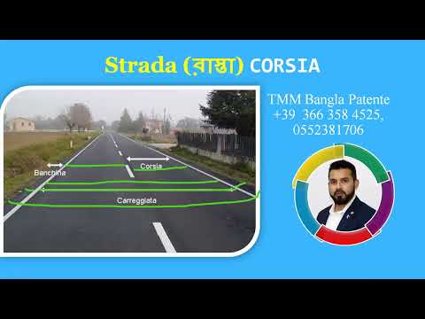Capitolo 1 (Strada) সবার জন্য ফ্রি ইতালিয়ার ড্রাইভিং লাইসেন্স-TMM Bangla Patente এর পক্ষ থেকে।