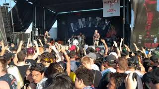 The Amity Affliction - Open Letter - Live @ Vans Warped Tour in Pomona, California 6/21/18