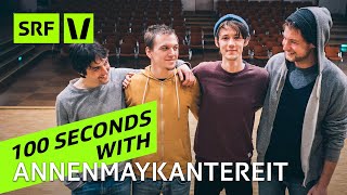 100 seconds with Annenmaykantereit | Interview | SRF Virus