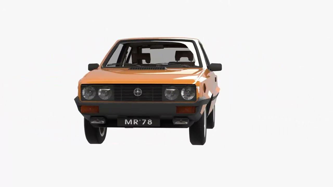MR78 Polonez Coupe 3D Model