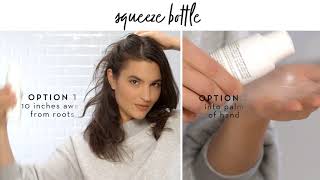 How to use Klorane Dry Shampoo with Oat Milk