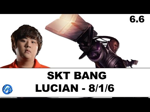 SKT Bang(Lucian) vs ROX Pray(Ezreal) - Kr Ranked