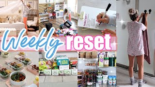 Huge Costco Haul + Sunday Reset Routine | Easy Cleaning, Organizing & Family Meal Prep