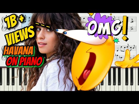 Camila Cabello - Havana (Piano Tutorial + Sheet music)
