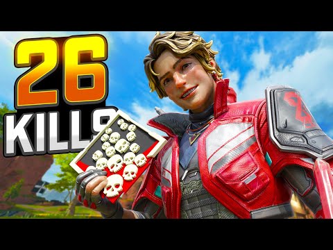 AMAZING Sparrow 26 KILLS and 5K Damage Apex Legends