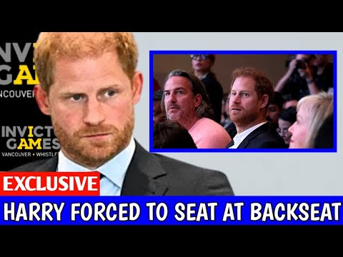 SHAMEFUL! Harry FORCED To Seat At The Backseat During Invictus Games Service Thanksgiving In Uk