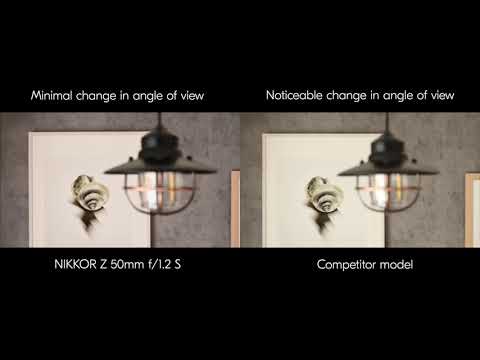 Focus breathing performance comparison: NIKKOR Z 50mm f/1.2 S