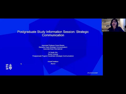 Strategic Communication | Postgraduate Webinar 2022