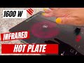 1600W Electric Hot Plate Single Burner Portable Induction Cooktop With Infrared Burner Review