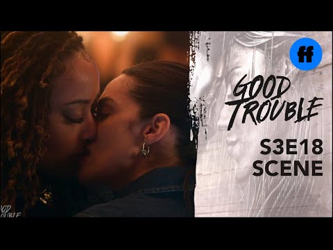 Good Trouble Season 3, Episode 18 | Malika and Angelica's First Kiss | Freeform