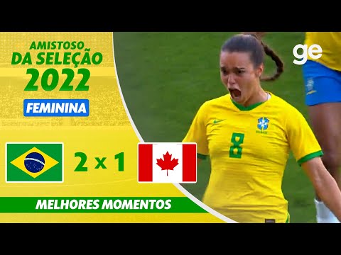Gols e lances de Brasil x Canadá