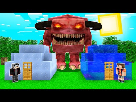 DEV KORKUNÇ YARATIK VS EV! 😱 - Minecraft