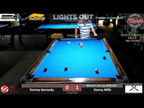 Tommy Kennedy vs Donny Mills | 2023 Stop#1 Strokers Sports Bar & Grill Palm Harbor, FL Open 9-Ball