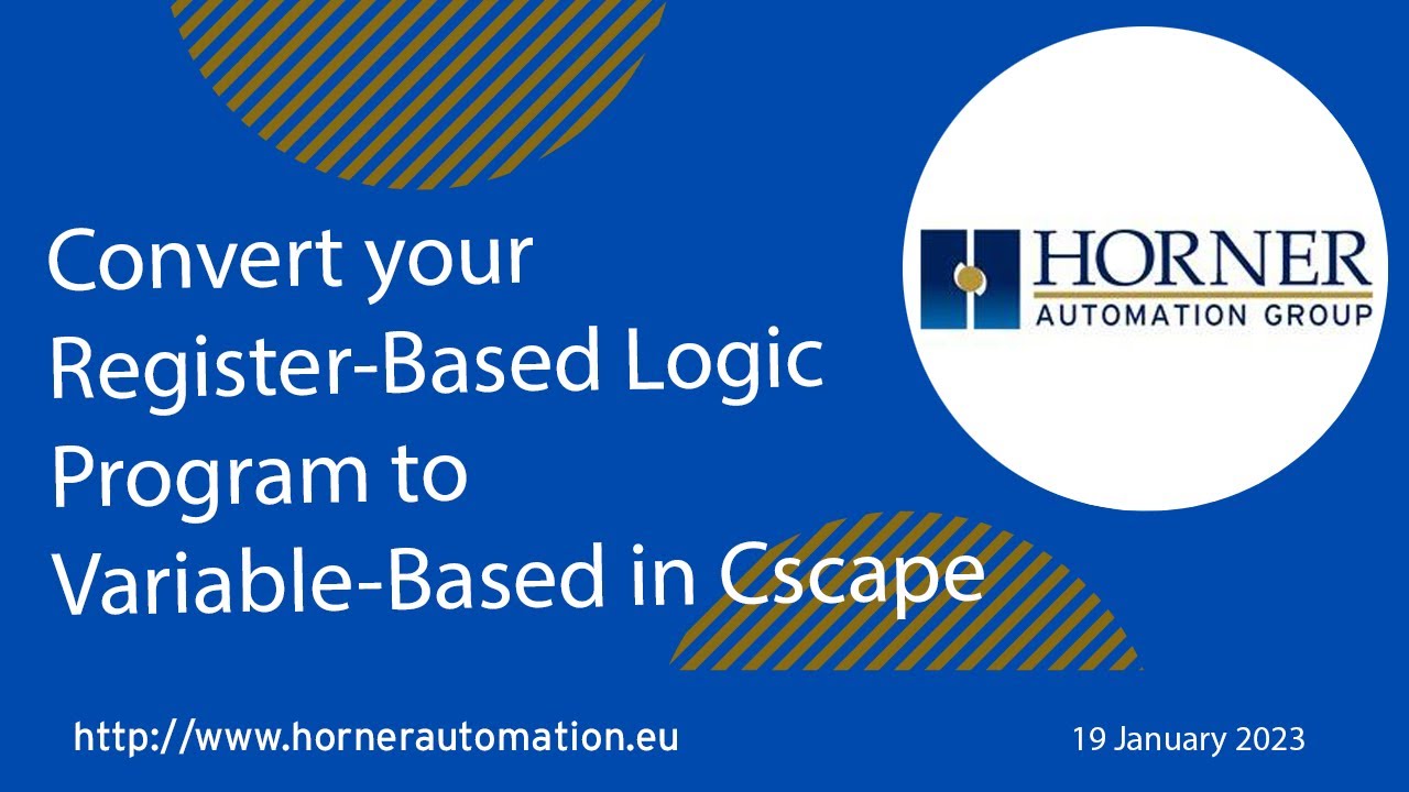 Convert your Register-Based Logic Program to Variable-Based in Cscape