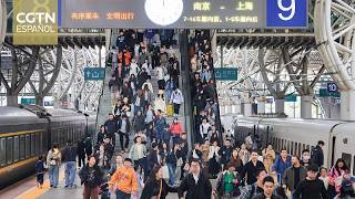 China prevé más de 90 millones de viajes en tren durante temporada alta por feriado de Qingming