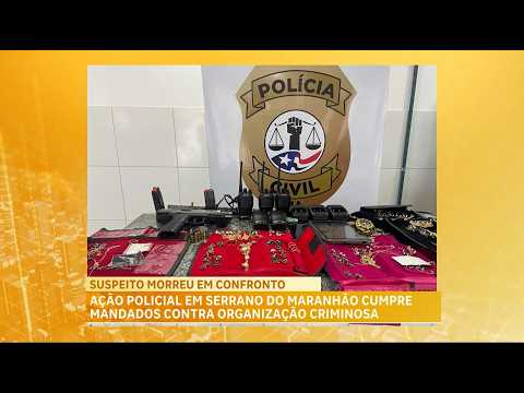Polícia conduz dupla suspeita de envolvimento com grupo criminoso em Serrano do Maranhão