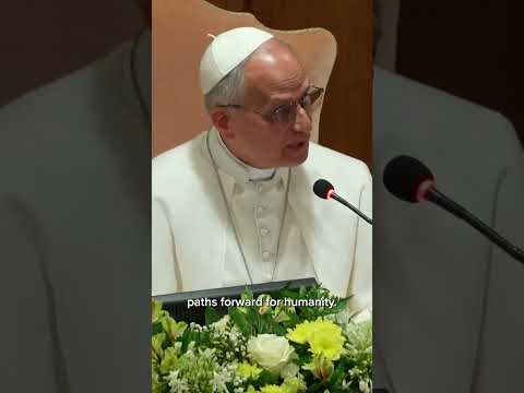 Pope Leo says AI needs to be 'disarmed'