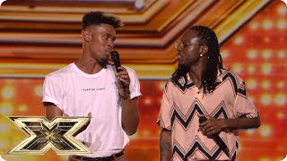Misunderstood are the duo with the ALL THE MOVES | Auditions Week 1 | The X Factor UK 2018