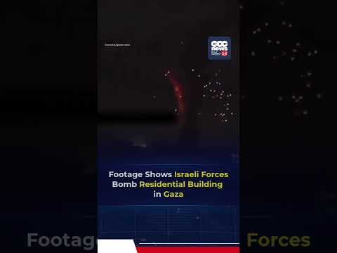Israeli Airstrike Hits Residential Building in Deir al‑Balah | Gaza Footage
