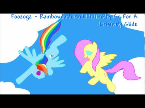 Foozogz - Rainbowdash And Fluttershy Go For A Leisurely Glide