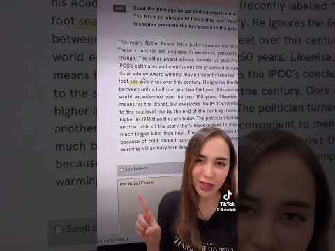 PTE Writing - Summarize Written Text trick