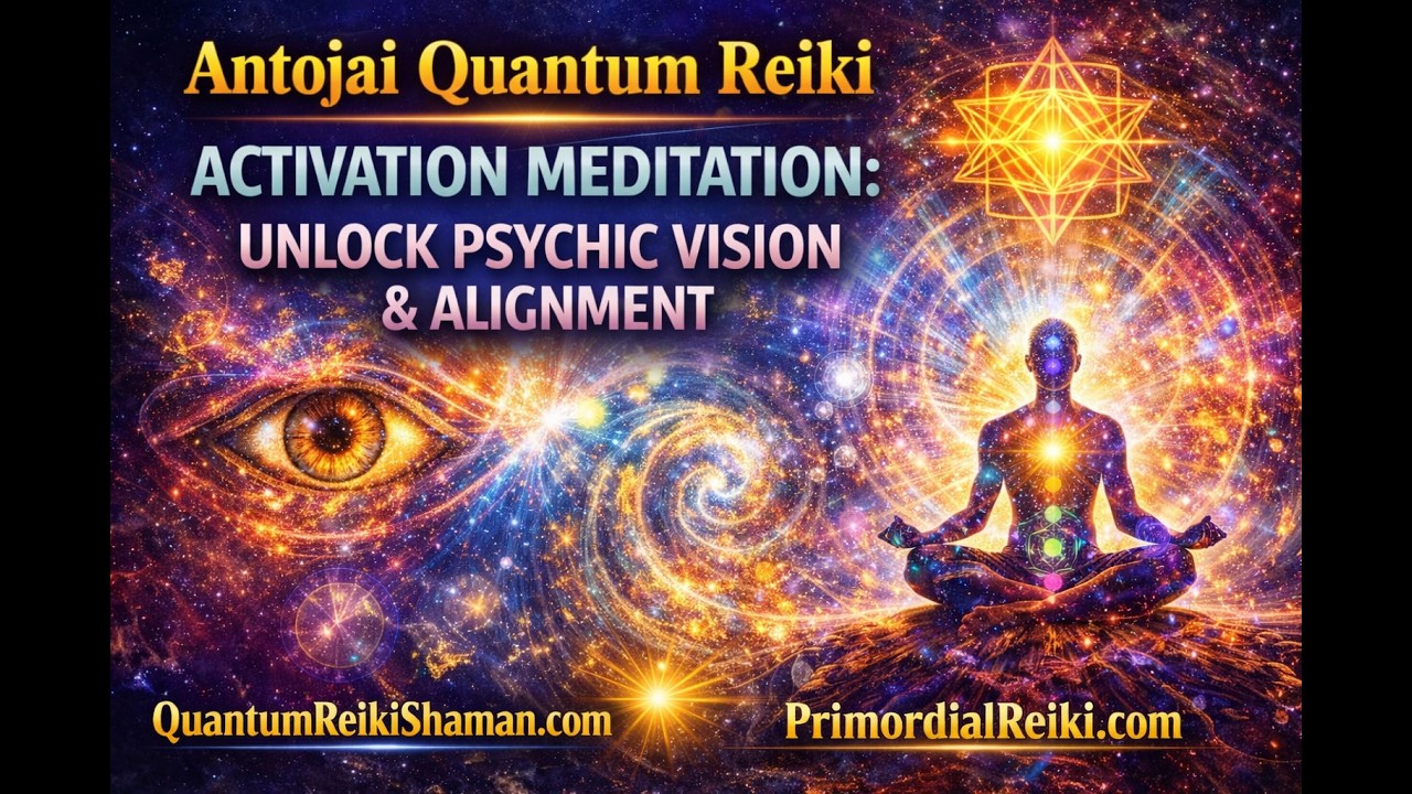 Antojai Quantum Reiki Activation Meditation: Unlock Psychic Vision & Alignment
