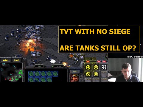 2x TvT Without Siege Mode - BSL15 Crazy Funny Tour - Are Tanks Still The Best Unit ?!