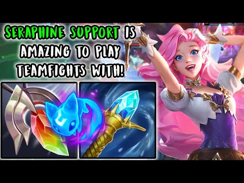 Seraphine Support is AMAZING to Play, Especially When in 5v5s!! | Diamond Support | Patch 25.16