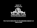 Distributed By MGM UA Entertainment Co Metro Goldwyn Mayer Closing 1985 2009