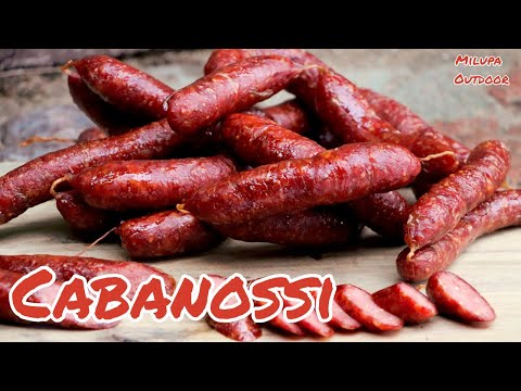 "Cabanossi selber machen" Mega Rezept ganz einfach selbst gemacht