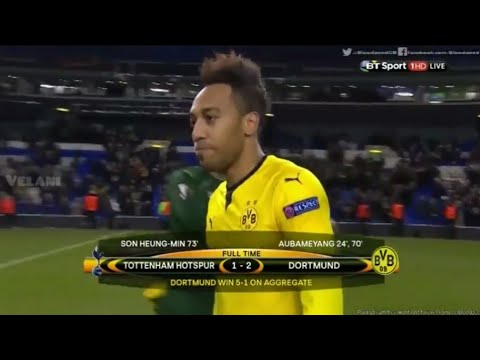 Tottenham 1-2 Dortmund All Goals & Extended Highlights 2O16