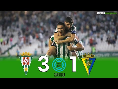 CÓRDOBA CF 3-1 CÁDIZ CF "B" | RESUMEN, HIMNO A CAPELLA  Y GOLES DE LA JORNADA 2.