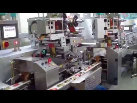 Twin type horizontal automatic pillow packing machine (SCP-2500T) HFFS