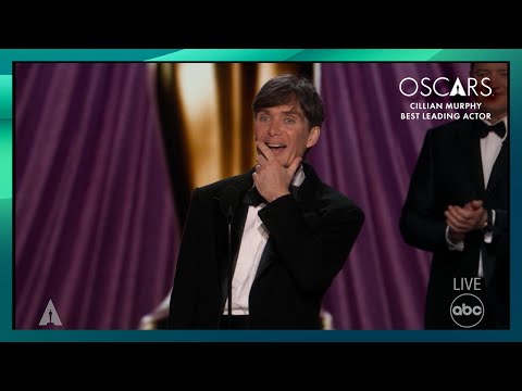 Cillian Murphy Wins Best Actor for 'Oppenheimer' | 96th Oscars (2024)