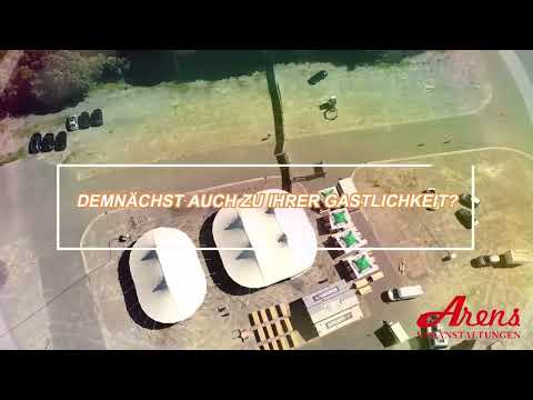 Mit einem Dankeschön an die SJG St. Paulus GmbH BETRIEBSFEST GLÜCKSMOMENTE 2023  -  der Aufbau.