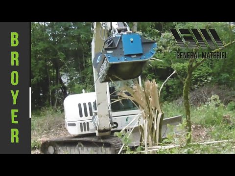 Broyeur forestier TFXL et TFXL-UX – Pour pelles de 5 à 7.5 tonnes, avec outils fixes réversibles et marteaux flottants_3