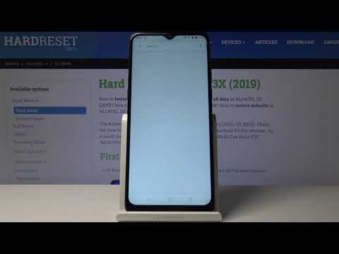 How to Activate High Contrast Text on ALCATEL 3X 2019 – Display Settings