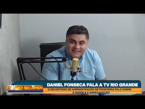 Secretário de Administração, Daniel Fonseca, fala a TV Rio Grande