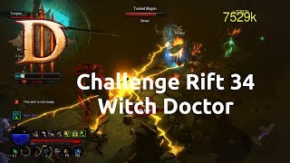 Diablo 3 - Challenge Rift - Challenge 34 - Witch Doctor