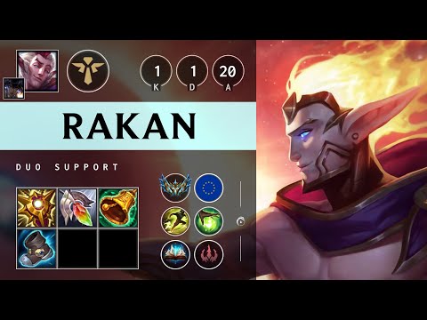 Rakan Support vs Alistar - EUW Challenger Patch 25.13