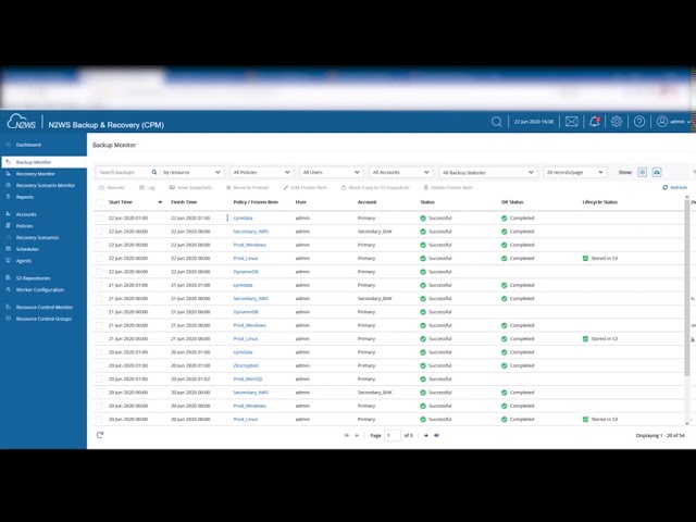 A 10-minute Introduction to N2WS Backup and Recovery on AWS Marketplace