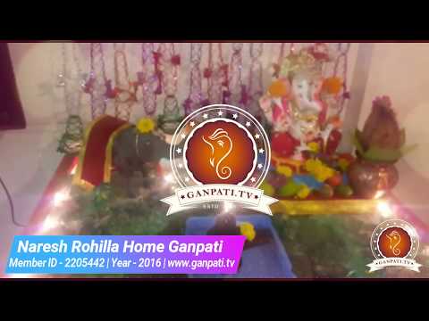 Naresh Rohilla Home Ganpati Decoration Video