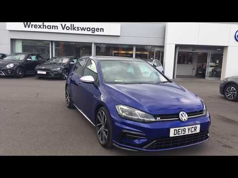 DE19YCR Golf 2.0 TSI R 4M 300ps DSG 5Dr leather, Sunroof, Spielberg alloys @ Wrexham Volkswagen