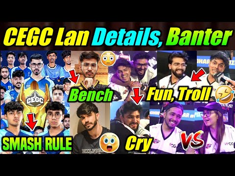 CEGC Lan Finals, Smash Rule Details 😮 Jonny-Omega Banter 😂 WCG Fun ! Snax, Admino News