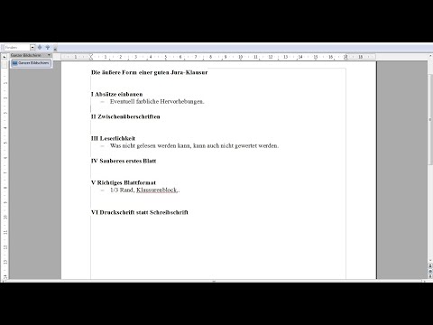 Tipps für die Klausur