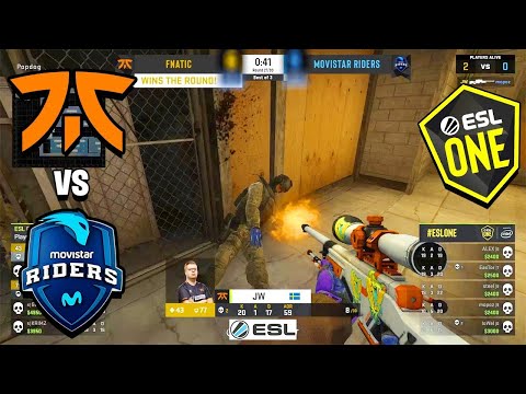 fnatic vs Movistar Riders - ESL One ROAD TO RIO MAJOR - HIGHLIGHTS | CSGO