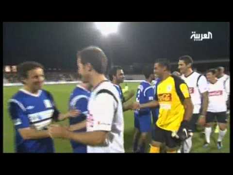 Football stars play for Libyan children