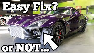 Here's Why this Totaled Twin Turbo Dodge Viper ACR is NOT Worth $111,000